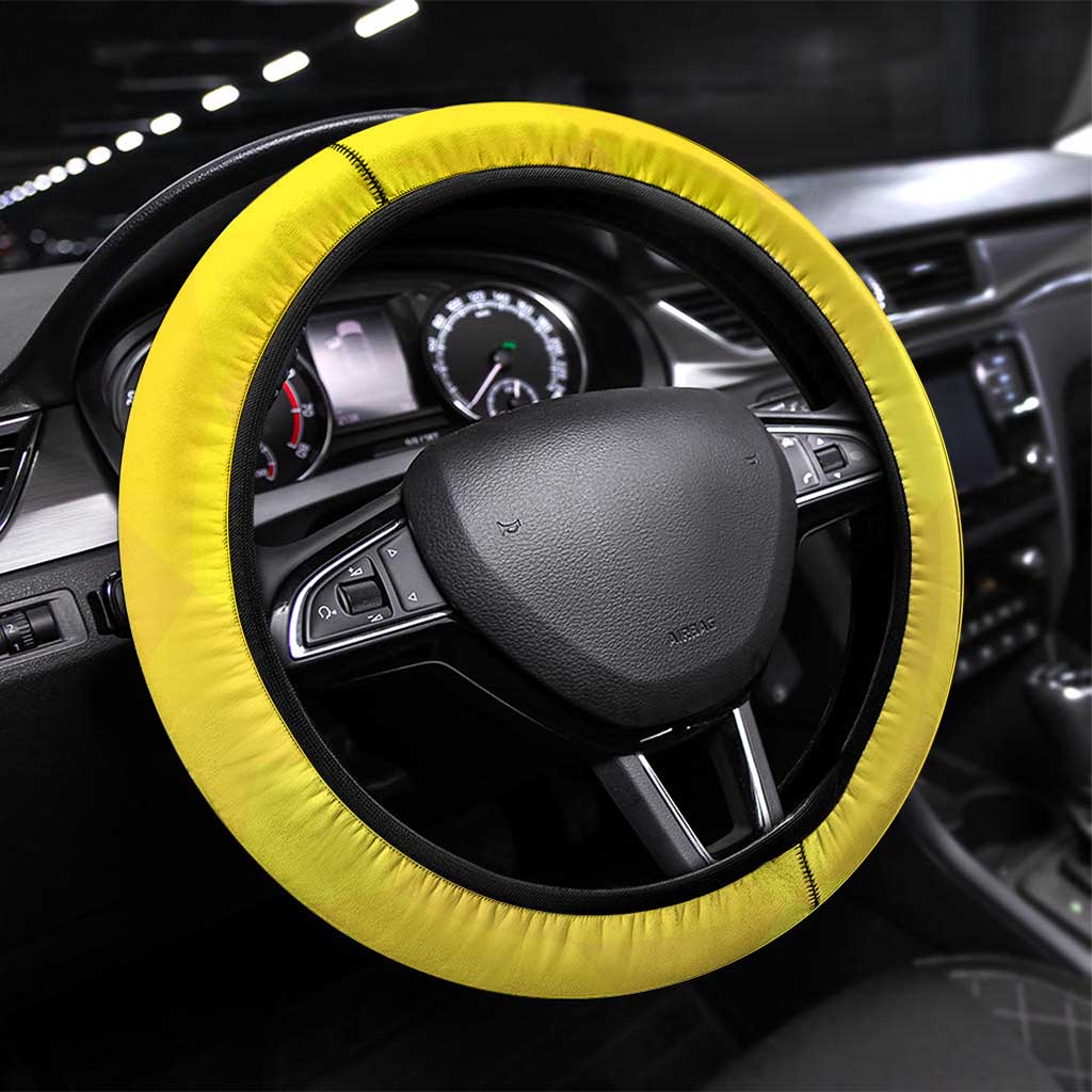 Benin Football Steering Wheel Cover Go Cheetahs