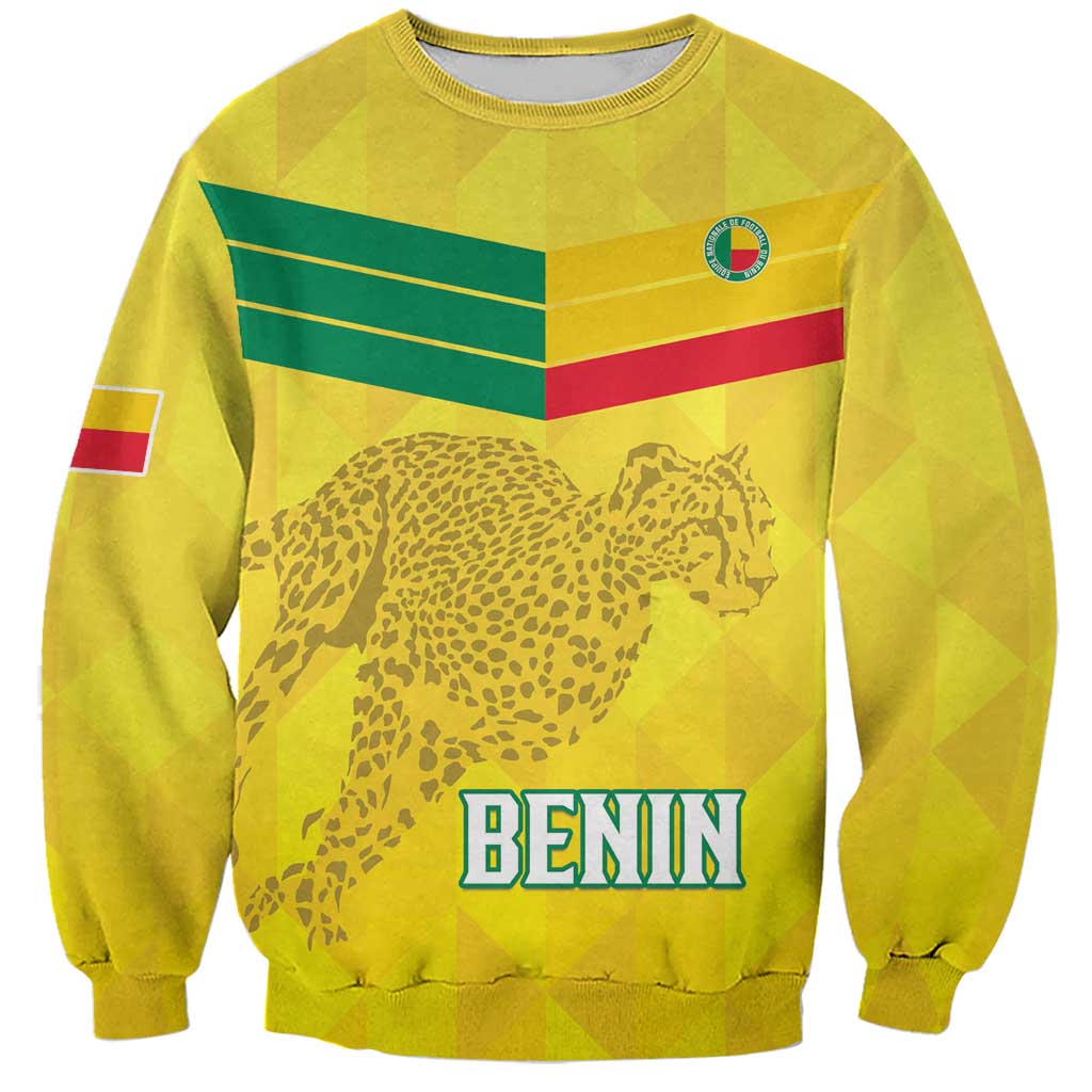 Custom Benin Football Sweatshirt Go Cheetahs