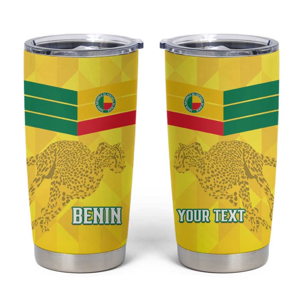 Custom Benin Football Tumbler Cup Go Cheetahs