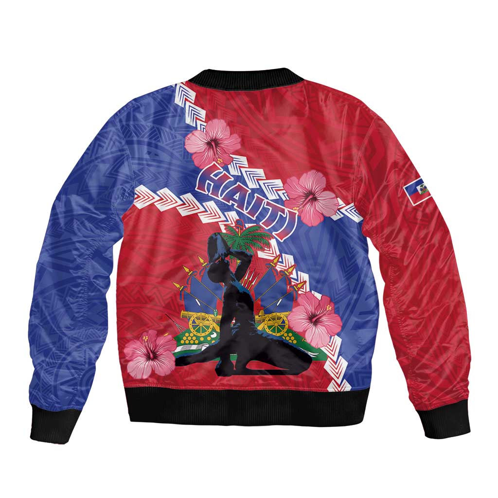 Haiti Bomber Jacket Neg Maron Polynesian