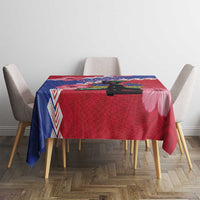 Haiti Tablecloth Neg Maron Polynesian