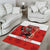 Canada Ice Hockey Area Rug Beaver Mascot With Champions Trophy