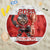 Canada Ice Hockey Beach Blanket Beaver Mascot With Champions Trophy