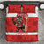 Canada Ice Hockey Bedding Set Beaver Mascot With Champions Trophy