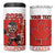 Custom Canada Ice Hockey 4 in 1 Can Cooler Tumbler Beaver Mascot With Champions Trophy