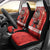 Canada Ice Hockey Car Seat Cover Beaver Mascot With Champions Trophy