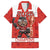 Custom Canada Ice Hockey Family Matching Long Sleeve Bodycon Dress and Hawaiian Shirt Beaver Mascot With Champions Trophy