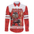 Custom Canada Ice Hockey Family Matching Long Sleeve Bodycon Dress and Hawaiian Shirt Beaver Mascot With Champions Trophy