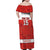 Custom Canada Ice Hockey Family Matching Off Shoulder Maxi Dress and Hawaiian Shirt Beaver Mascot With Champions Trophy