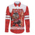 Custom Canada Ice Hockey Family Matching Puletasi and Hawaiian Shirt Beaver Mascot With Champions Trophy