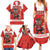 Custom Canada Ice Hockey Family Matching Summer Maxi Dress and Hawaiian Shirt Beaver Mascot With Champions Trophy