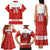 Custom Canada Ice Hockey Family Matching Tank Maxi Dress and Hawaiian Shirt Beaver Mascot With Champions Trophy