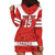 Custom Canada Ice Hockey Hoodie Dress Beaver Mascot With Champions Trophy