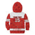 Custom Canada Ice Hockey Kid Hoodie Beaver Mascot With Champions Trophy