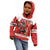 Custom Canada Ice Hockey Kid Hoodie Beaver Mascot With Champions Trophy