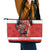 Canada Ice Hockey Leather Tote Bag Beaver Mascot With Champions Trophy