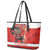 Canada Ice Hockey Leather Tote Bag Beaver Mascot With Champions Trophy