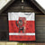 Canada Ice Hockey Quilt Beaver Mascot With Champions Trophy