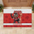 Canada Ice Hockey Rubber Doormat Beaver Mascot With Champions Trophy