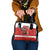 Canada Ice Hockey Shoulder Handbag Beaver Mascot With Champions Trophy