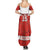 Custom Canada Ice Hockey Summer Maxi Dress Beaver Mascot With Champions Trophy