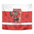 Canada Ice Hockey Tapestry Beaver Mascot With Champions Trophy