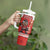 Custom Canada Ice Hockey Tumbler With Handle Beaver Mascot With Champions Trophy