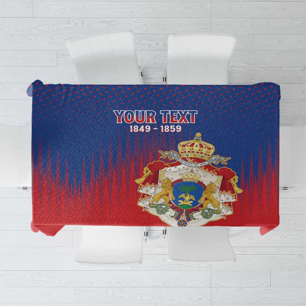 Personalized Second Empire of Haiti 1849-1859 Tablecloth Imperial Coat Of Arms Flag Style