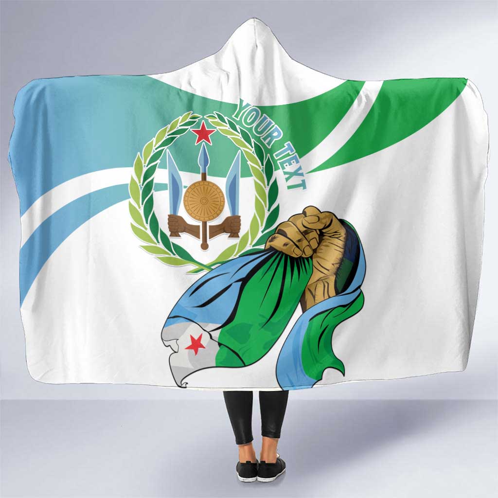 Personalized Djibouti Independence Day Hooded Blanket Midnimo Sinnaan Nabad