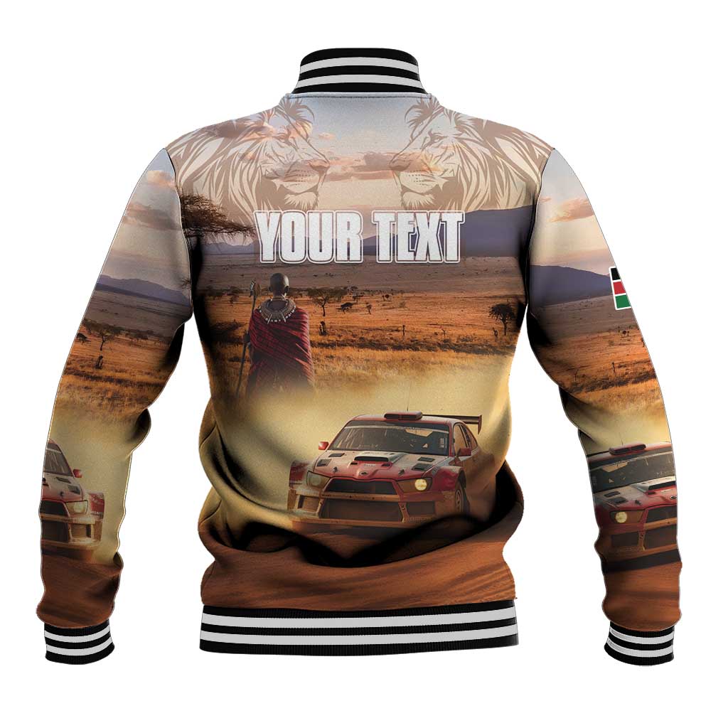 Personalized Kenya Rally Baseball Jacket Road To Champions