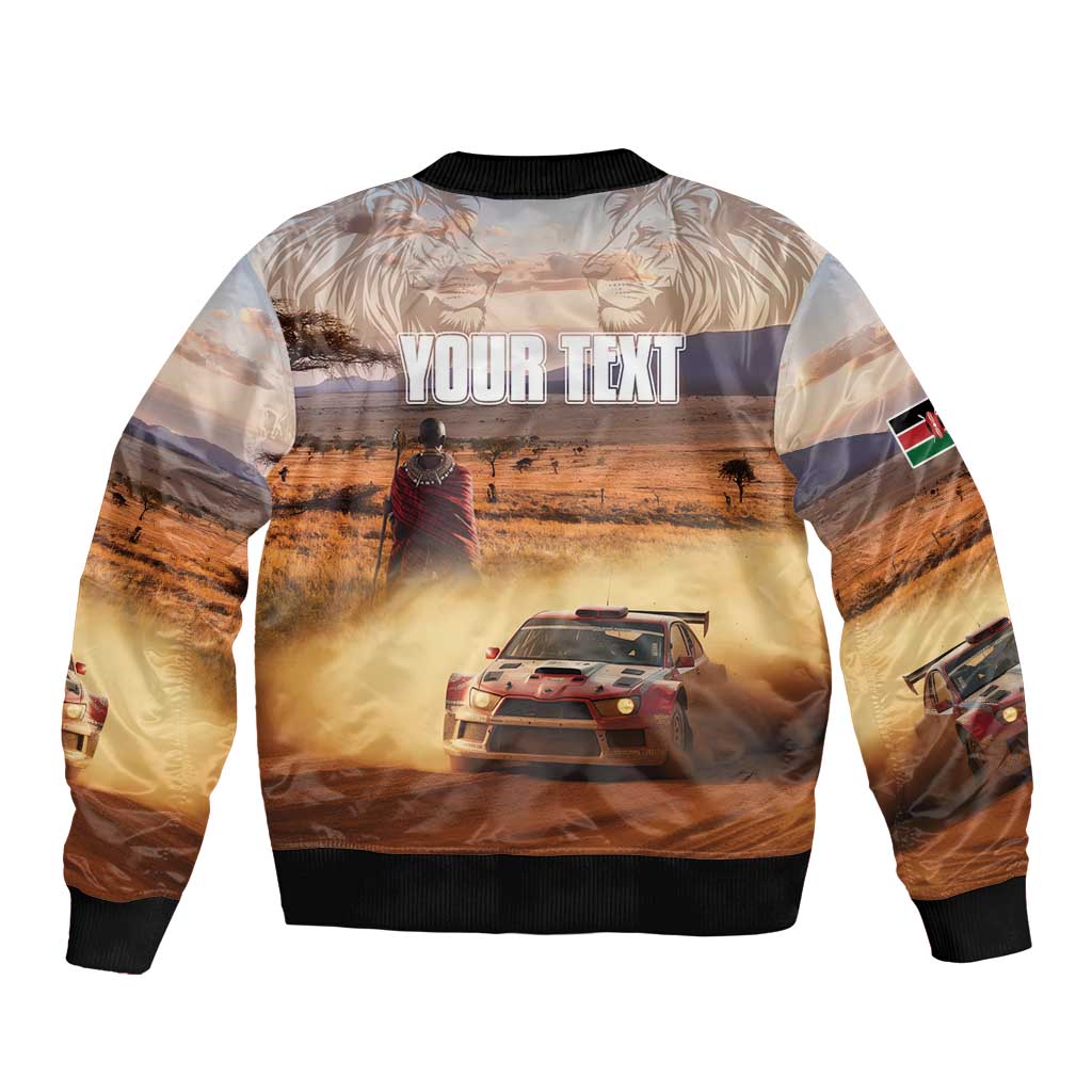 Personalized Kenya Rally Bomber Jacket Road To Champions