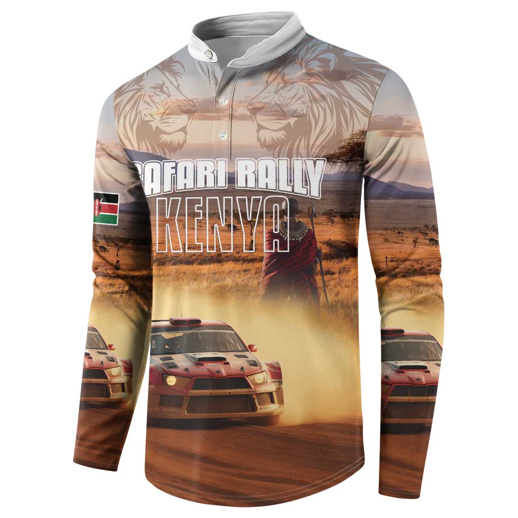 Personalized Kenya Rally Button Sweatshirt Road To Champions