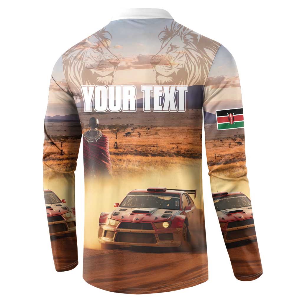 Personalized Kenya Rally Button Sweatshirt Road To Champions