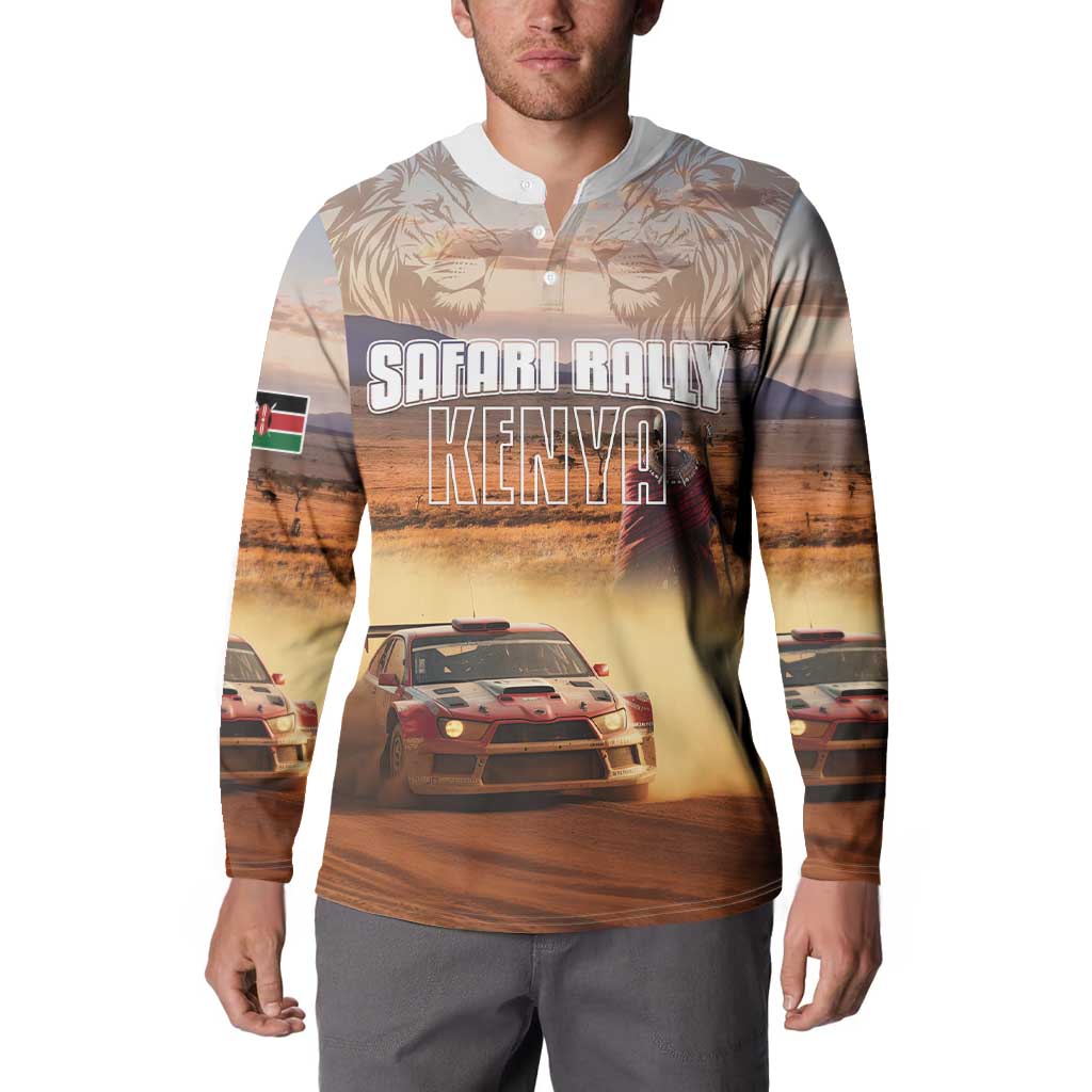 Personalized Kenya Rally Button Sweatshirt Road To Champions
