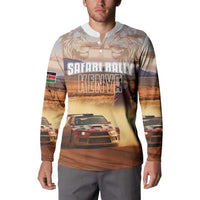 Personalized Kenya Rally Button Sweatshirt Road To Champions