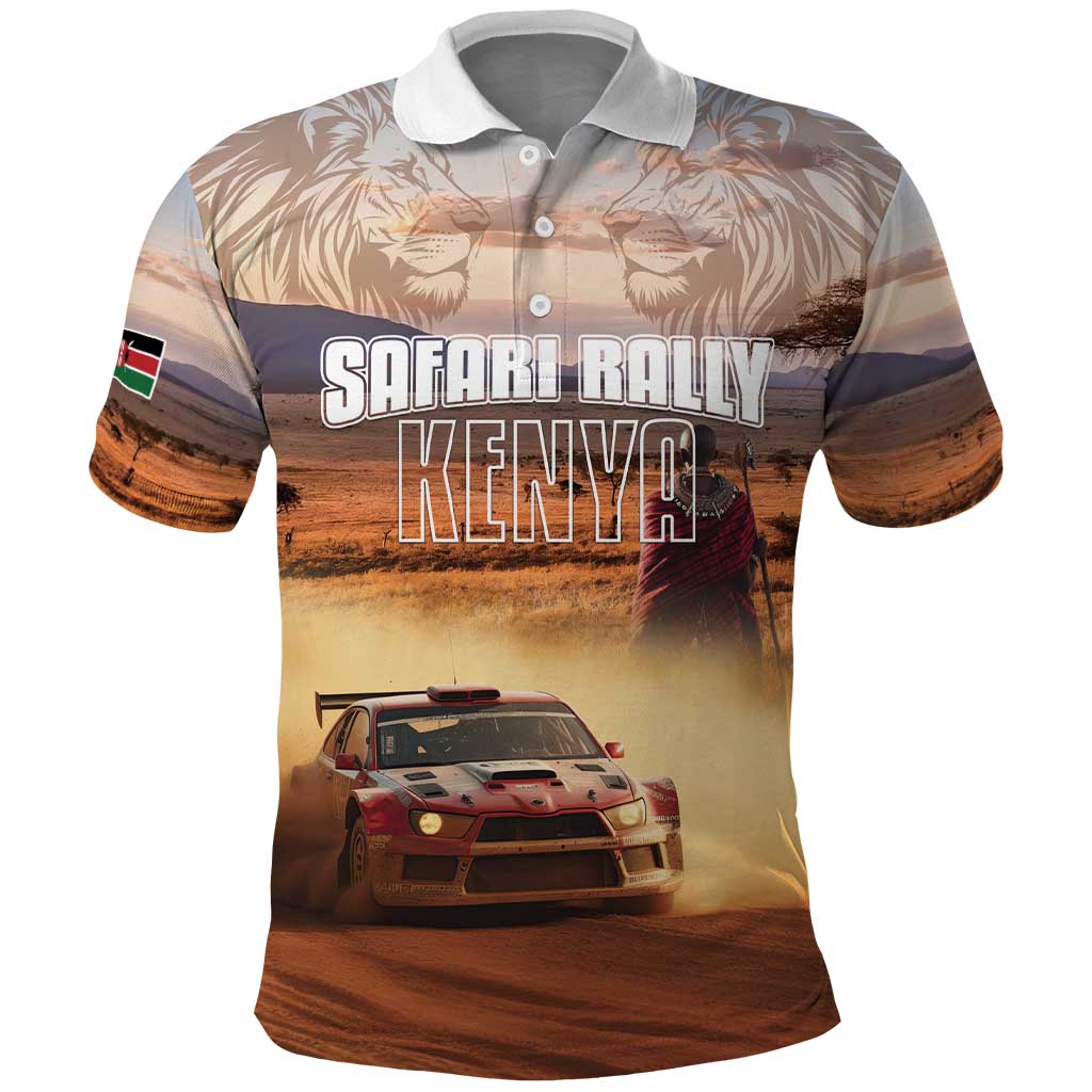 Personalized Kenya Rally Polo Shirt Road To Champions