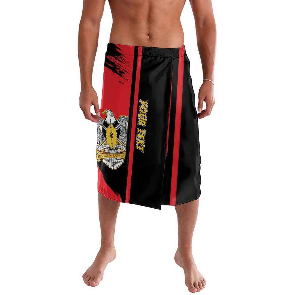 Personalized South Sudan Lavalava Coat Of Arms - Sporty Style