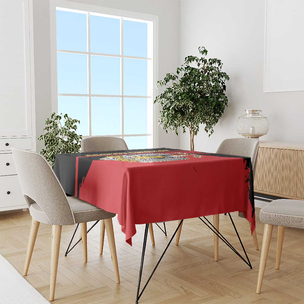 Personalized South Sudan Tablecloth Coat Of Arms - Sporty Style