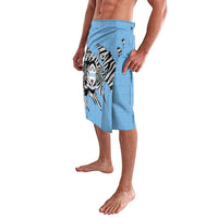 Personalized Botswana Lavalava Coat Of Arms With Map - African and Zebra Patterns