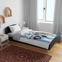 Custom Botswana Football Bedding Set Come On Zebras