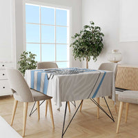 Custom Botswana Football Tablecloth Come On Zebras