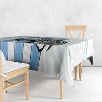 Custom Botswana Football Tablecloth Come On Zebras