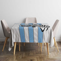 Custom Botswana Football Tablecloth Come On Zebras