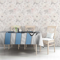Custom Botswana Football Tablecloth Come On Zebras