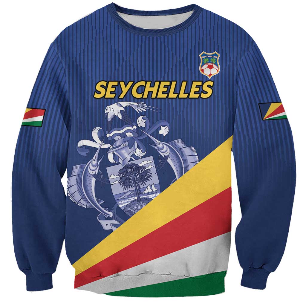 Custom Seychelles Beach Soccer 2025 Sweatshirt Flag Style
