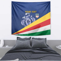 Custom Seychelles Beach Soccer 2025 Tapestry Flag Style