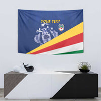 Custom Seychelles Beach Soccer 2025 Tapestry Flag Style