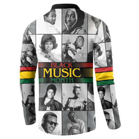 African-American Black Music Month Button Sweatshirt Legends Tribute