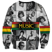 African-American Black Music Month Sweatshirt Legends Tribute