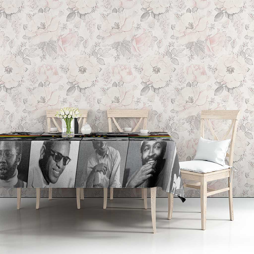 African-American Black Music Month Tablecloth Legends Tribute